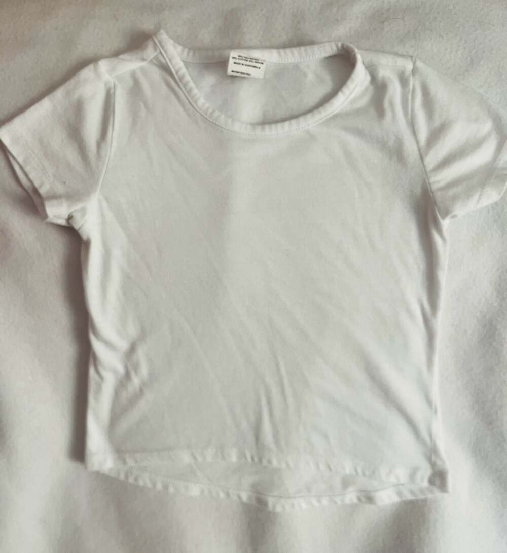 Creations of Grace Toddler Hi-Lo Short Sleeve Tri-Blend White T-Shirt
